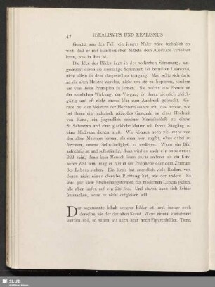 Idealismus und Realismus