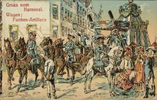 Gruss vom Karneval - Wagen: Funken-Artillerie