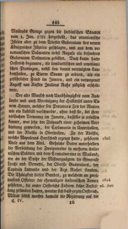 Die Geschichte der Lombardei, 4,2. Von der Aufrichtung des lombardisch-venetianischen Königreiches bis 1827