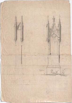 Voit, August von; Obloch; Gedenkstein für König Ludwig I. - Ansichten