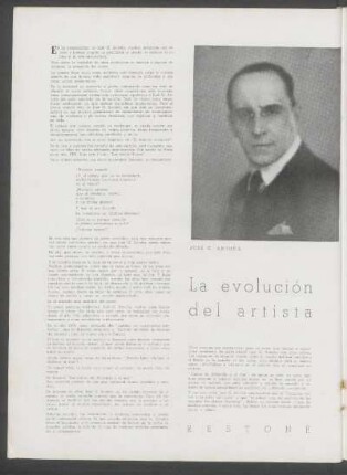 La evolución del artista