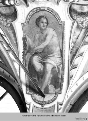 Freskenausstattung der Galleria : Deckendekoration : Abundantia (?)