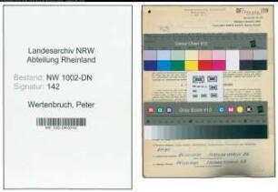 Entnazifizierung Peter Wertenbruch, geb. 20.10.1894 (Oberfeuerwehrmann)