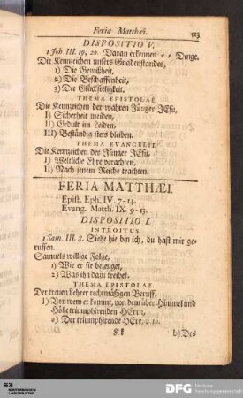 Feria Matthaei.