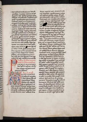 Zierinitialen: a) P(salmus); b) M(isericordiam et iudicium cantabo)
