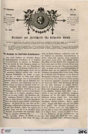 Zur Geschichte der flandrischen Teppichweberei