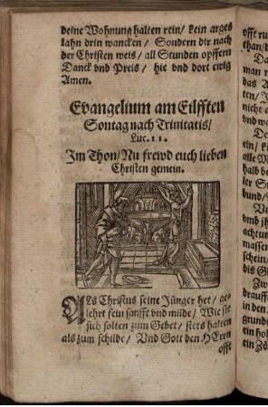 Evangelium am Eilfften Sontag nach Trinitatis/ Luc. 11.