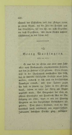 13. Georg Washington. 1775-1777
