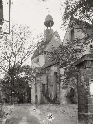Windischleuba. Dorfkirche (1507 vollendet). Ansicht von Südwesten