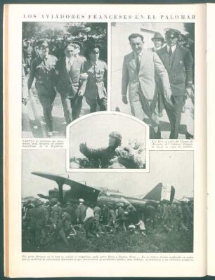 Los aviadores franceses en el Palomar