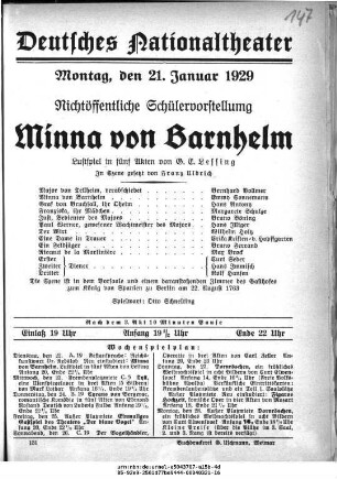 Minna von Barnhelm