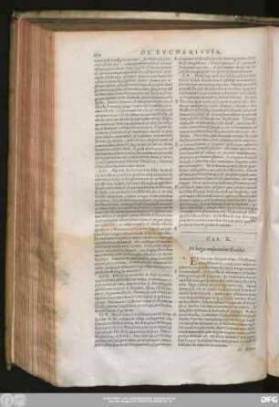 Cap. X. De longa consuetudine Ecclesiae.