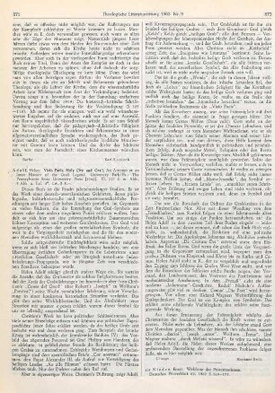671-672 [Rezension] Adolf, Helene, Visio pacis