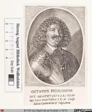 Bildnis Ottavio Piccolomini (1639 Herzog von Amalfi, 1650 Herzog von Münsterberg/Schles.)