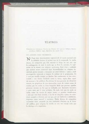 Teatros