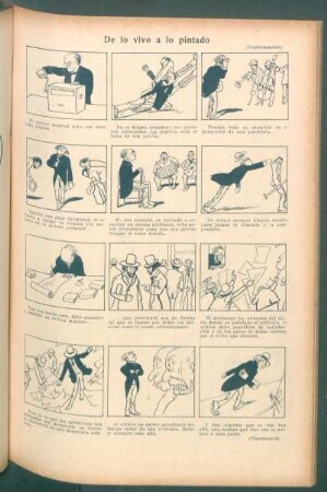 De lo vivo a lo pintado (Continuación) - [Cómic]