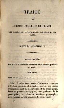 Traité du droit criminel, 6