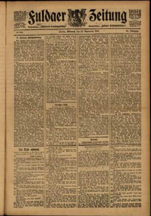 Ausgabe vom Mittwoch, den 13. September 1905.