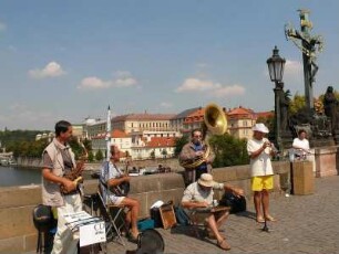 Musiker auf der Karlsbrücke
