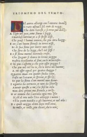 Triompho Del Tempo.