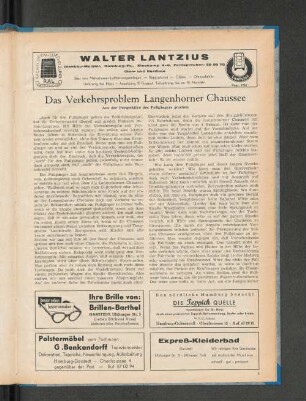 Das Verkehrsproblem Langenhorner Chaussee