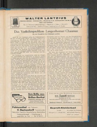 Das Verkehrsproblem Langenhorner Chaussee