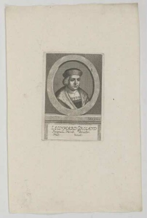 Bildnis des Leonhard Groland