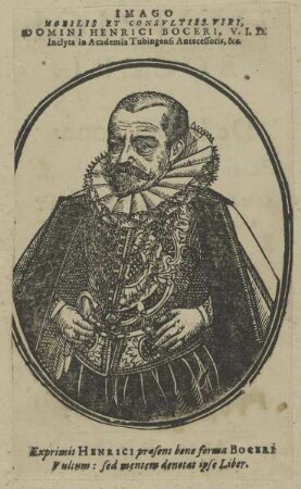 Bildnis des Henricus Bocerus