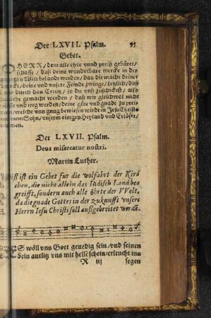 Der LXVII. Psalm.