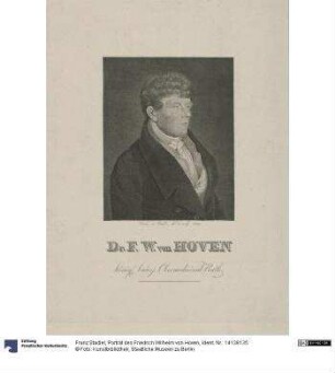 Porträt des Friedrich Wilhelm von Hoven