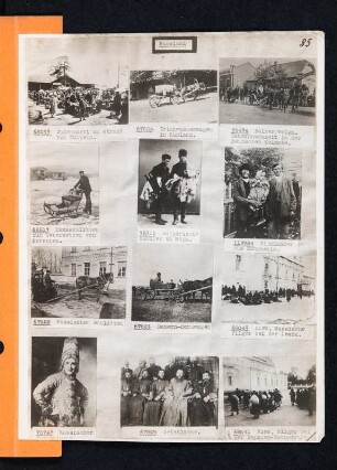 Albumblatt 21 mit Angebotsserie "Russland"