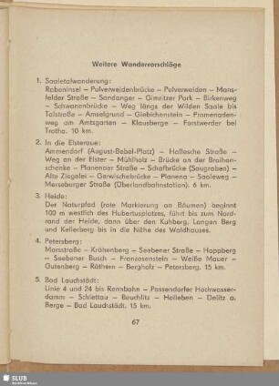 Weitere Wandervorschläge