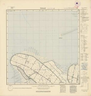 1919 (alte Nr.: 566) Dieksand, Meßtischblatt (4cm - Karte)