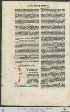 Liber pulsuum philareti.