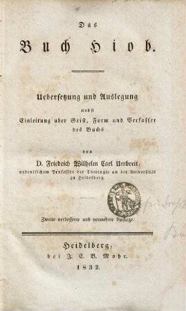 Das Buch Hiob