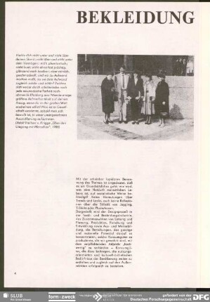 Bekleidung : Bekleidung