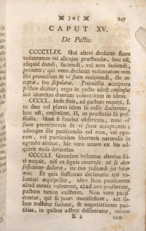 Caput XV. De Pactis.