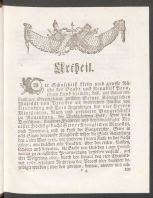 Urtheil.