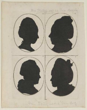 Bildnisse der Henriette Sophia Döring und der Barbara Schulthess, geb. Wolf