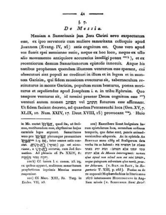 §. 7. De Messia.