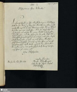 Nr. 72-73. Schrettinger, Martin