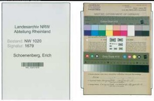 Entnazifizierung Erich Schoenenberg , geb. 30.01.1905 (Schlosser)