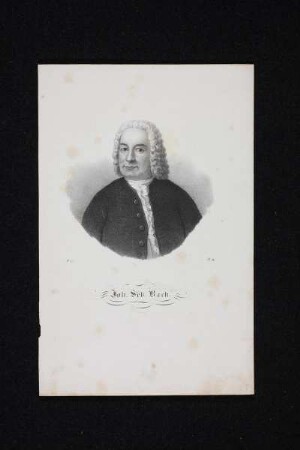 Bildnis des Joh. Seb. Bach
