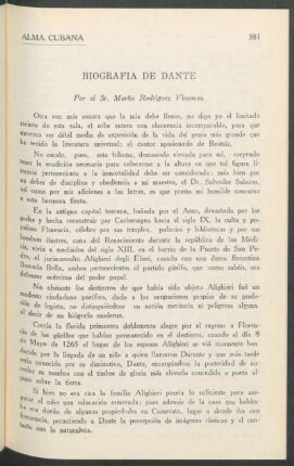Biografía de Dante