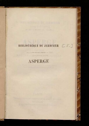 Asperge : culture naturelle et artificielle