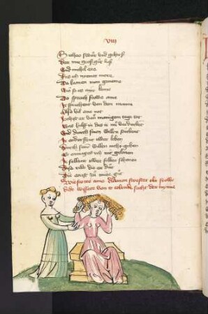 Anne und die sich im Liebeswahn die Haare raufende Dido