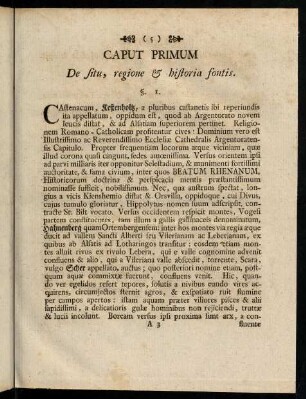 5-21, Caput Primum - Caput Secundum