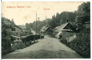 Schierke. Dorfstraße