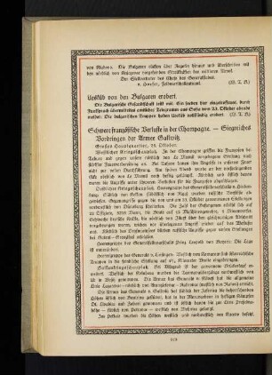 Schwere französische Verluste in der Champagne. - Siegreiches Vordringen der Armee Gallwitz.