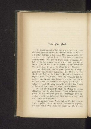 VII. Das Brod.